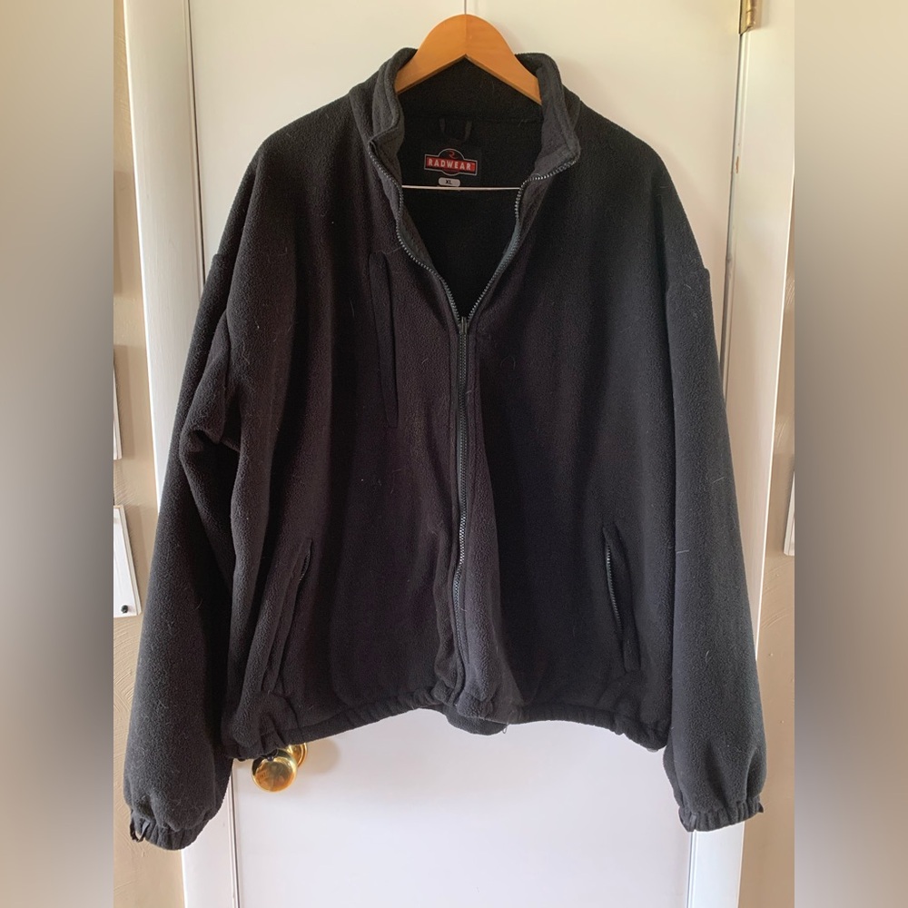 Radwear Black Fleece Jacket